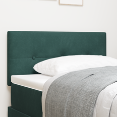 Green Headboards vidaXL Button Tufted Dark Green 100 cm Velvet Headboard