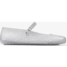 Jimmy Choo Ballerinasko Jimmy Choo Rhinestone Pyntede Flade Uld Ballet Flats - Grå