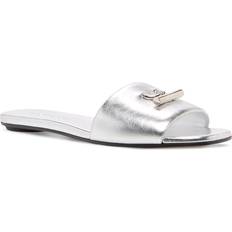 サンダル・ミュール ALEXANDER MCQUEEN Silver Leather Slippers Sandals - Alexander Mcqueen - Silver - Leather