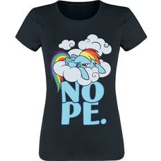 My Little Pony T-Shirt Rainbow Dash Nope - Nero