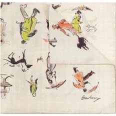 Golf Scarfs Burberry Paws On Parade Silky Scarf Kite - Beige