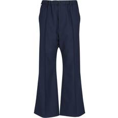 Flare - Men Trousers Marni Virgin Wool Bootcut Pants - Blue