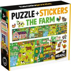 Puzzle IQ Headup Games Puzzle Stickers The Farm 45 Pezzi
