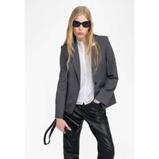 V-ringning Kavajer Zadig & Voltaire Jacka Dam Blazer Vavy Gray