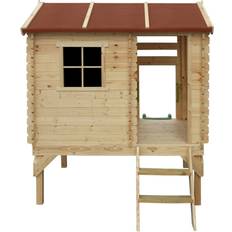 Casette da gioco Timbela Casetta Giocattolo Bambini Legno Scivolo