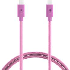 Juice 2m USB Type-C To USB Type-C Charging Cable Pink
