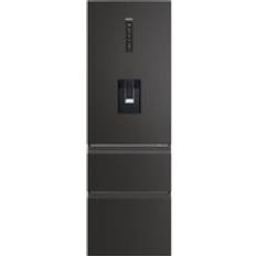 Haier Black Fridge Freezers Haier HTW3618EWPB Smart Fridge Freezer Black