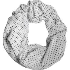 White - Women Scarfs Dolce & Gabbana Polka Dot Wrap Shawl Scarf White