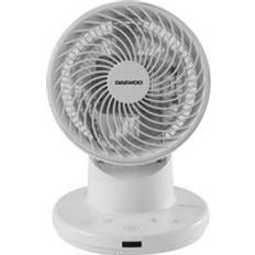 Daewoo COL1638GE Portable 8 Inch Desk Fan White