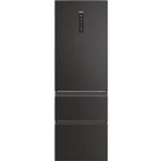 Haier Black Fridge Freezers Haier HTW3618ENPB Smart Fridge Freezer Black