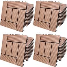 Casaria WPC Composite Decking Tiles 30x30cm