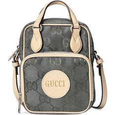 Gucci Backpacks Gucci Logo Printing Off The Grid Backpack - Grey