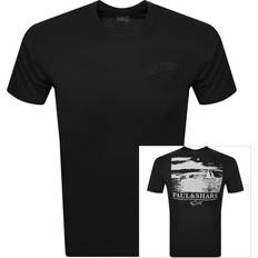 Topp Herr T-shirt Med Grafiskt Tryck Black
