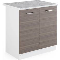 Meubles de Cuisine Vicco Meuble Bas Sous-évier R-Line - Gris