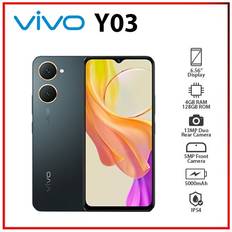 Mobile Phones Vivo Y03 Black Dual Sim Octa Core Phone