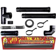 Caminetti Kit Tubi Stufa Pellet Canna Fumaria DN 80 Mm