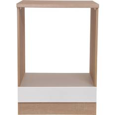 Meubles de Cuisine Respekta Haut De Cuisine Armoire 60 Cm Chêne Scié - Blanc Merle