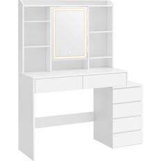Vasagle Led Belysning Med Spegel Sminkbord