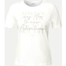 Cecil Shirts - Lysebeige/Hvid