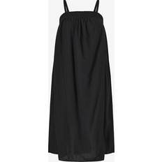 Zizzi Lange kjoler Zizzi Kjole Vsol Midi Dress - Sort