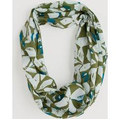 Breathable Scarfs Seasalt Cornwall Summer Circle Scarf Headland Collage - Dark Citron