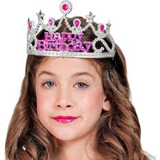 Silver Maskerad Kronor & Tiaras Widmann Silver Tiara Happy Birthday