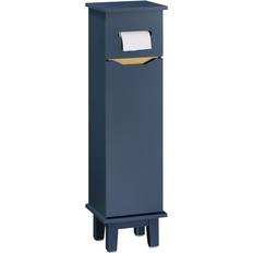 Navy Blue Bathroom Toilet Paper Roll Holder Cabinet BZR192-B