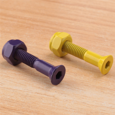 Skateboards Torribaly Kit 9Pcs Colored Mounting Bolts 25mm
