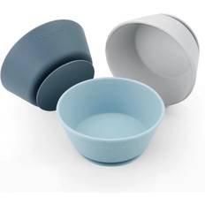 PandaEar 3 Pack Baby Silicone Food Suction Bowls