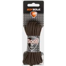 Shoe Laces Sof Sole Wax Boot Laces 183cm Brown One Size