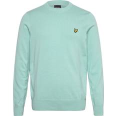 Lyle & Scott Jumpers Lyle & Scott Mid Knits Cotton Crew Neck Jumper Future Blue