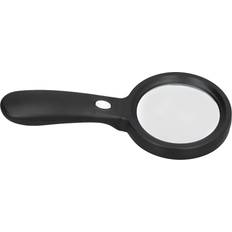 Förstoringsglas & Luppar Vestidos Black Round LED Magnifying Glass 10x