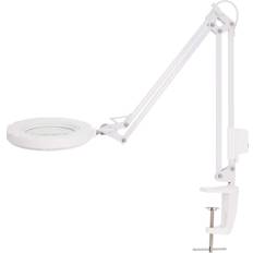 Förstoringsglas med belysning Nedis Förstoringsglas 3 Diopter 6500 K 700 lm Vit Bordslampa
