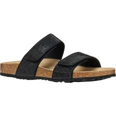 Geox Women Slippers & Sandals Geox Brionia R Leather Sandals - Black