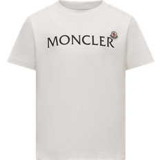 Moncler Tops Children's Clothing Moncler Enfant Logo Cotton T-Shirt - White