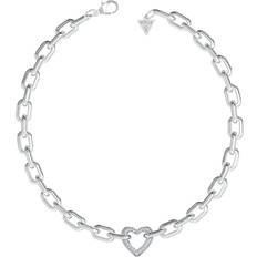 Guess Sølv Armbånd Guess Stilfuld Sølv Armbånd Til Kvinder - Sølvfarvet