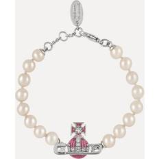 Vivienne Westwood Kitty Pearl Bracelet ブレスレット Kitty Pearl Bracelet in GOLD-CRYSTAL-Crystal-VINTAGE-ROSE