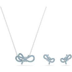 Swarovski Dam Smyckesset Swarovski Kvinnors Halsband Och Örhänge Set