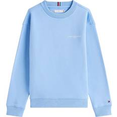 Tommy Hilfiger Sweatshirts Børnetøj Tommy Hilfiger Mini Corp C-Neck Sweatshirt - Himmelblå/Hvid