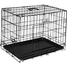 High Mountain Hopfällbar Hundbur 91x57x63.5 cm Svart