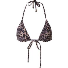 Leopard Tøj Hunkemöller Animalia Triangle Bikinitoppe Uden Bøjle Leopard - Brown