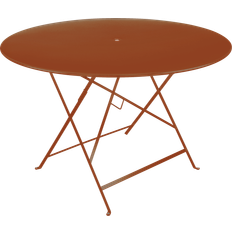 Outdoor Bistro Tables Fermob Table Ronde Bistro Orange Acier Laqué