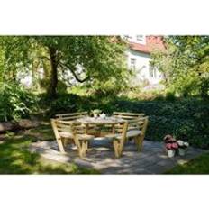 Green Picnic Tables Relaxing Picnic Table 8 Seat Green Tint