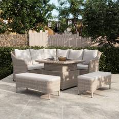 Hamilton Cappuccino 7 Seater Modular Corner