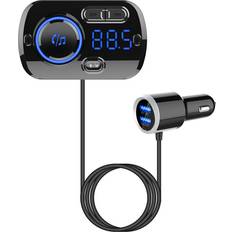 FM Transmitters Trimec Transmetteur FM Bluetooth 5.0 Voiture Kit