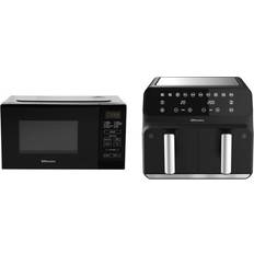 EMtronics Kitchen Set Dual Drawer 8L Air Fryer 20L 700W