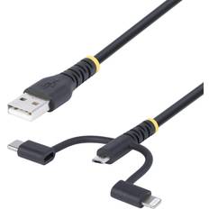 StarTech RLTCUB1MBK Rugged USB Charging Cable