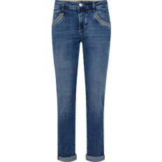 Mos Mosh Tøj Mos Mosh MMNaomi Grendel Regular Tapered Jeans - Mid Blue
