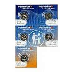 Renata 371 Silveroxid Batteri 5-Pack