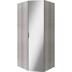 GoodHome Atomia Matt Grey Oak Corner Unit Storage Cabinet